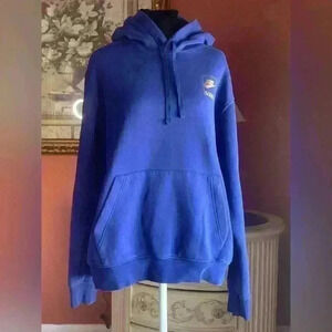 Mens Nike Sportswear Pullover Hoodie Sweatshirt Royal Blue Size Large
